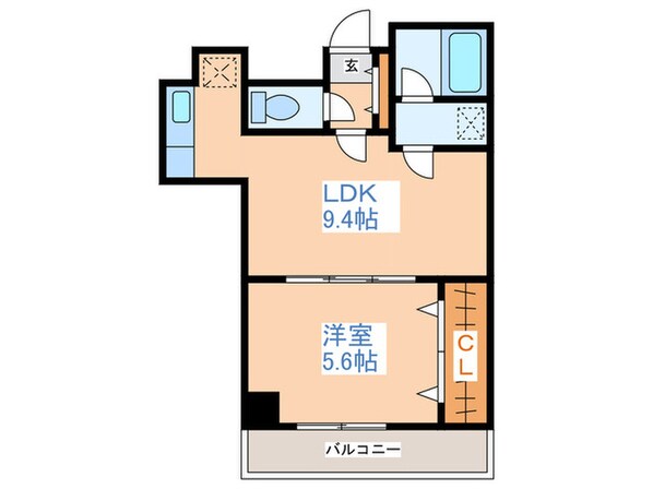 メ－プル中の島の物件間取画像